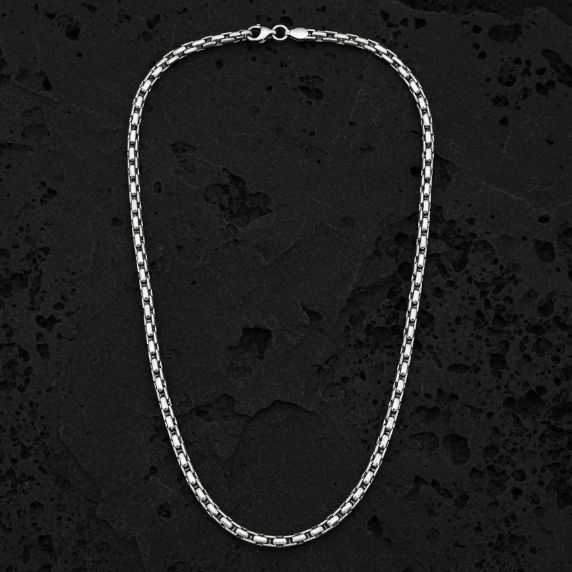 THE CUBIC RICE CHAIN NECKLACE